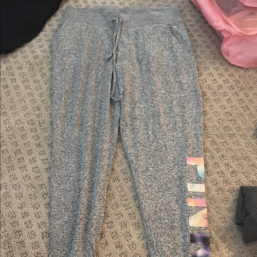 Cozy Gray Kids Joggers by PINK Victoria's Secret